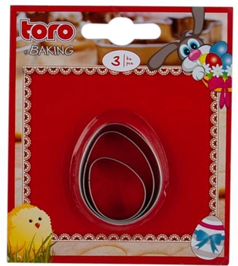 Set Paas-uitsteekvormpjes – ei, 3 stuks