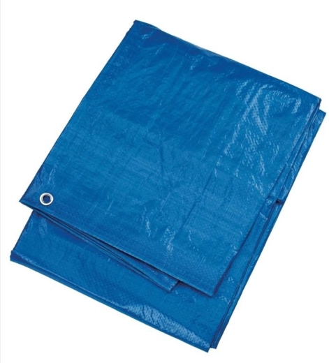 Bâche PE légère et imperméable 5 × 8 m bleue