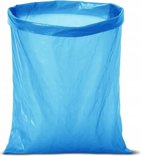 Universelle blaue Müllsäcke 60 l, 100 Stk., mit Zugband