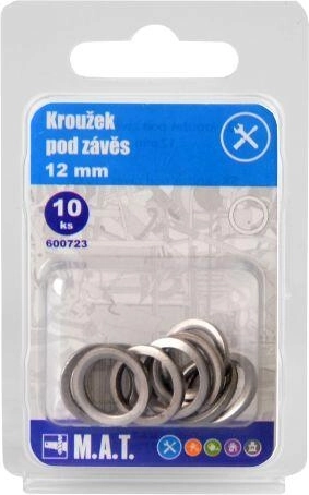 Afstandsringen onder scharnier 12 mm (10 stuks)