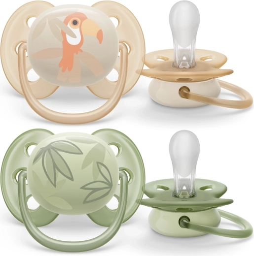Philips Avent fopspeen Ultrasoft Premium diertje 0–6 m, 2 stuks