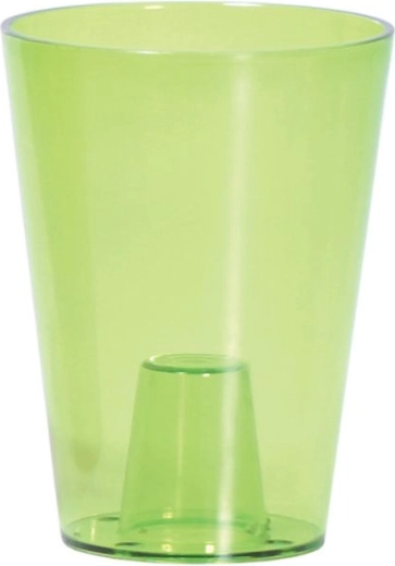 Orchideeënpot COUBI ORCHID 13 cm – transparant groen