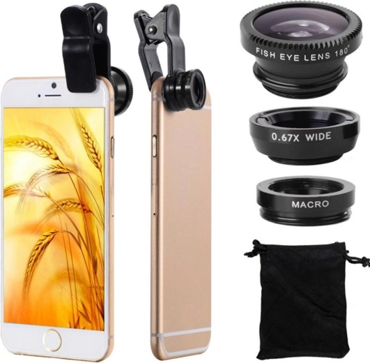 3-in-1 XLINE lenzenset voor smartphones