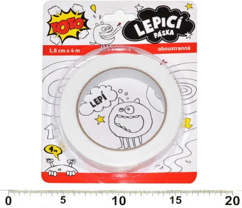 Ruban adhésif double face 18 mm x 4 m