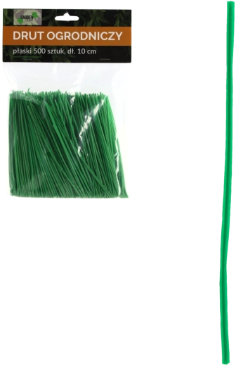 Flat garden tie wires 10 cm – 500 pcs