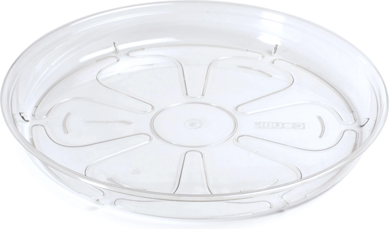 Sous-coupe pour pot de fleurs COUBI 12 cm transparente