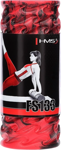 Rouleau de massage en mousse HMS FS133 33 cm rouge