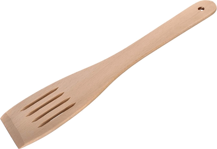 Houten spatel met sleuven Brillante 29 cm