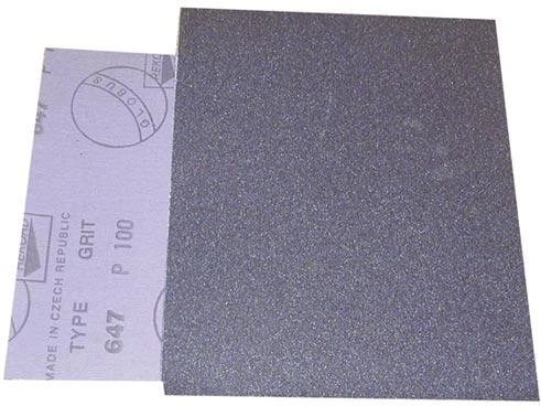 Toile abrasive pour métal et bois grain 320, 230 × 280 mm