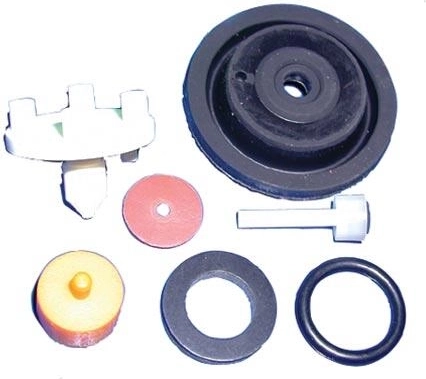 Dichting voor vulventiel wc T2442, rubber/PH (7 stuks) + sproeier en overstortventiel