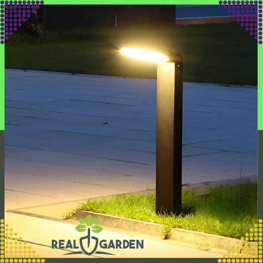 Garden LED Bollard 60 cm 18 W – modern outdoor standing lamp, round