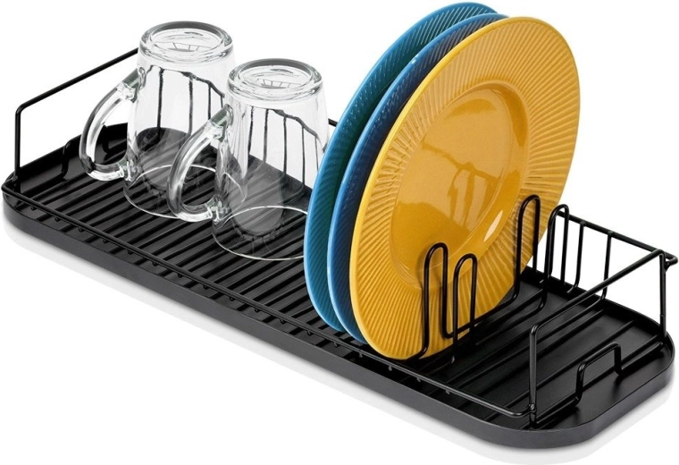Black Metal Dish Drying Rack