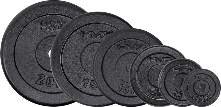 Gietijzeren halterschijf HMS 15 kg