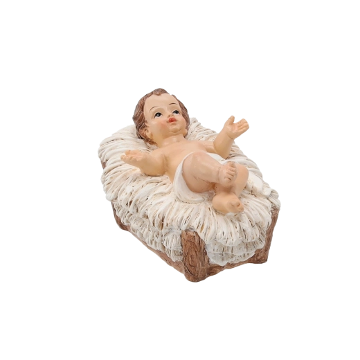 Christmas figurine Baby Jesus for a nativity scene (multipack 4 pcs)