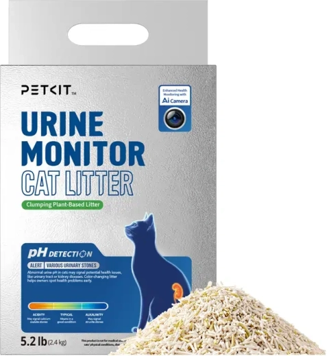 Petkit Urine Monitor – klumpendes Pflanzenstreu mit pH-Indikation – 1 Stück