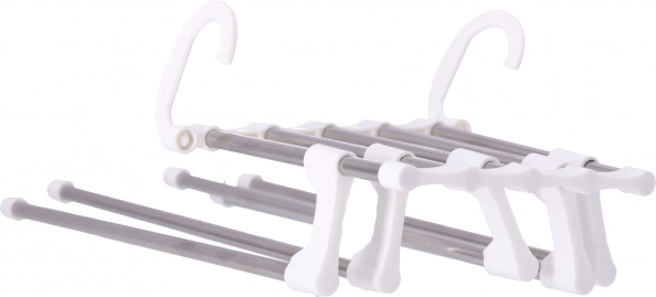 Cintre suspendu multifonctions pour pantalons et accessoires