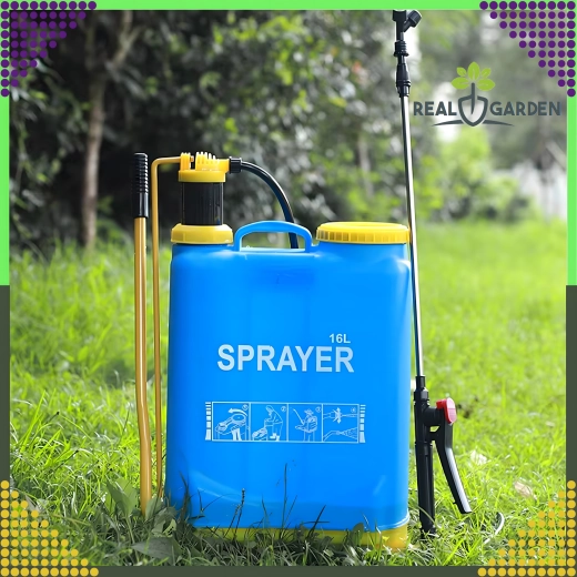 Pressure backpack sprayer 16 L with attachments