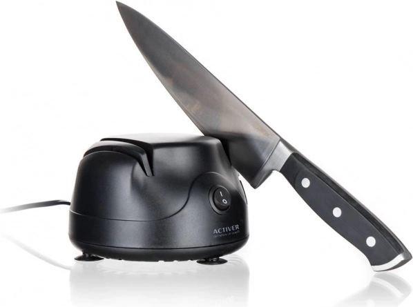 Aiguiseur électrique de couteaux 60 W, 14 cm, noir