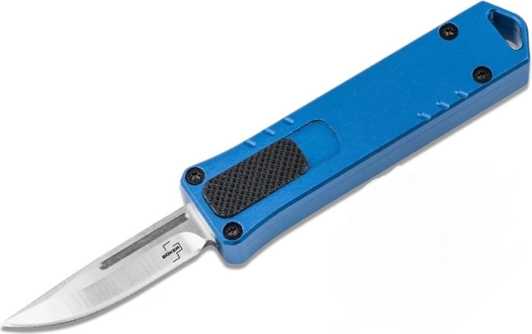 Böker Plus Micro USB OTF blue automatic knife 4 cm