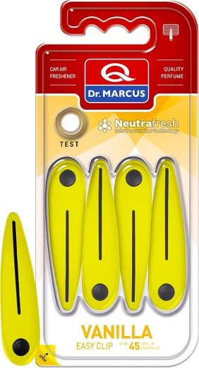 Dr. Marcus Easy Clip luchtverfrisser voor in de auto vanille