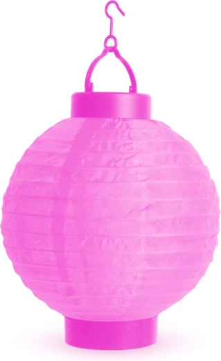 LED-lampion magenta