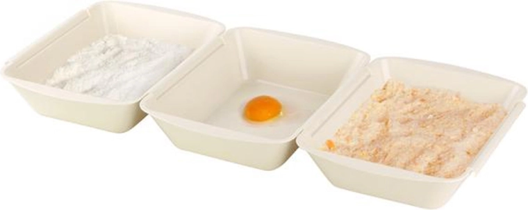 Set van 3 paneerschalen