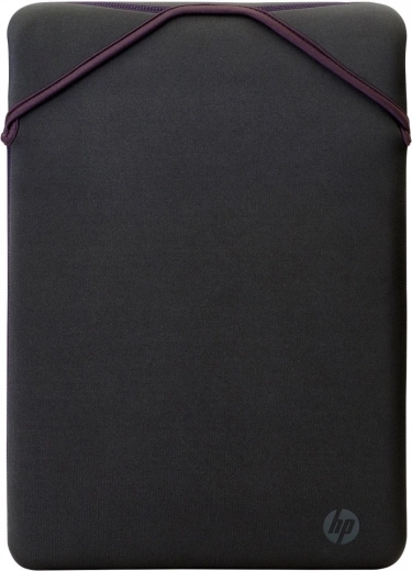 Reversible laptop sleeve 14″ grey/mauve