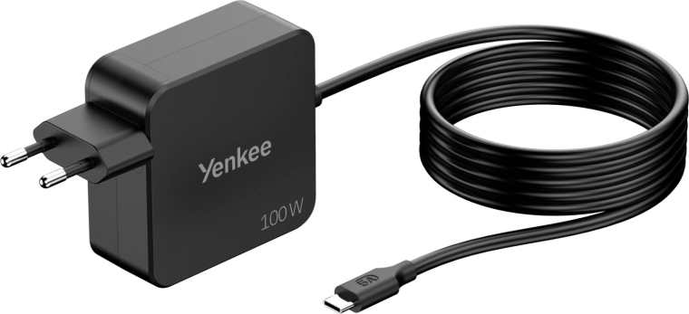 Yenkee USB-C 100 W Mains Charger with 1.8 m Cable