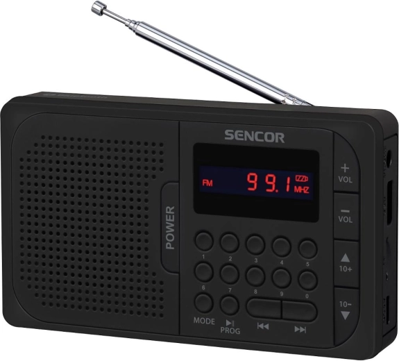 Sencor draagbare radio met Bluetooth, USB en microSD