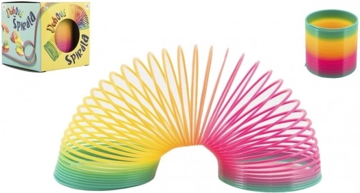 Rainbow Plastic Spiral Spring 6.5 cm