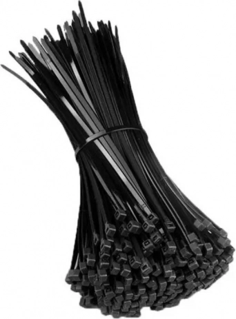 Serre-câbles en nylon noirs 2,5 x 200 mm