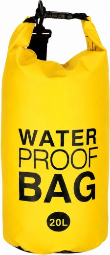 Watertight waterproof dry bag 20 L for kayak, SUP and travel