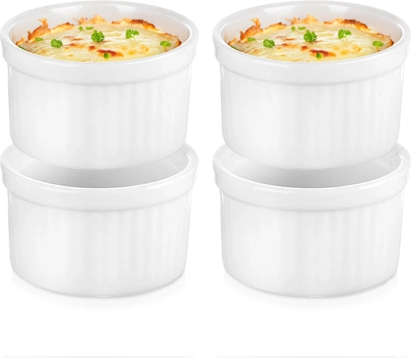 Ramequins en porcelaine pour amuse-bouches 6 cm, 40 ml, lot de 4