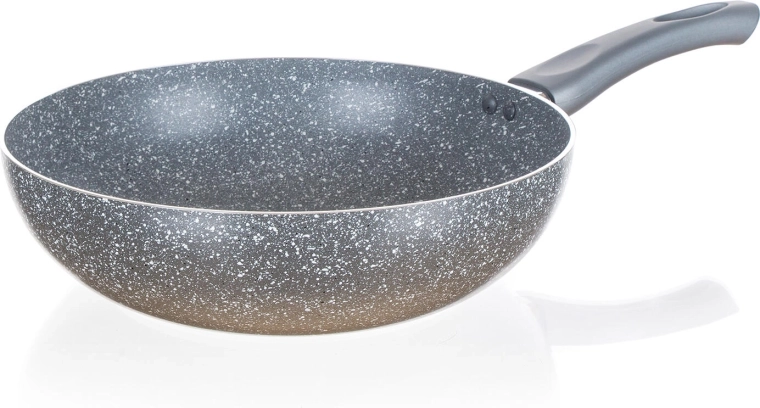 Wokpan 28 cm met antiaanbaklaag CUISINO Granite Grey