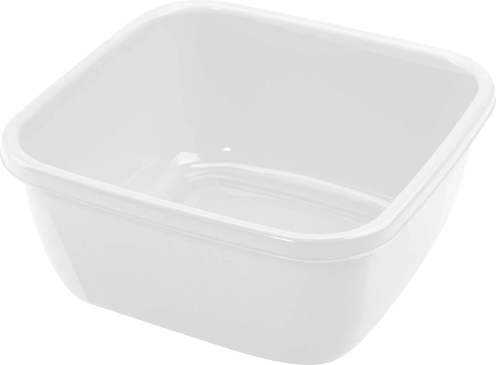 Bassine carrée en plastique 15 l HEIDRUN