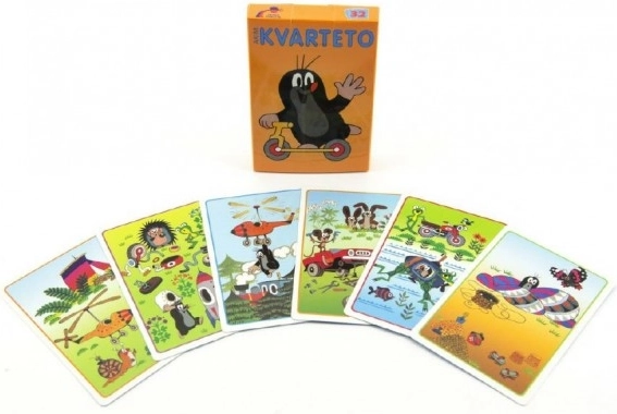 Krtek Quartet – Children's Card Game