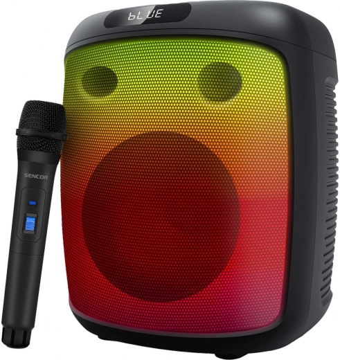 Enceinte de soirée Partycon Base 100 W avec micro sans fil