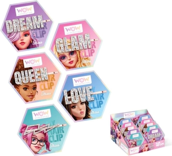 WoW Generation LOVE Hair Clip with Pearls