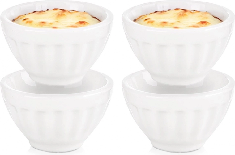 Petites coupelles en porcelaine pour amuse-bouches 6 cm, 40 ml, lot de 4