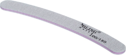 Dubbelzijdige nagelvijl grijs BLING 100/180, type 7