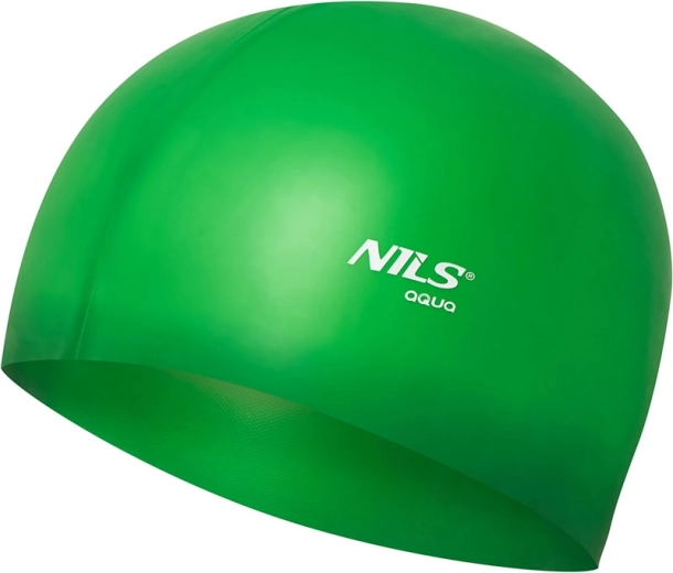 Bonnet de bain en silicone NILS Aqua vert