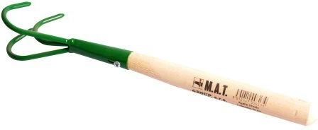 Cultivator with 3 tines and 24 cm handle