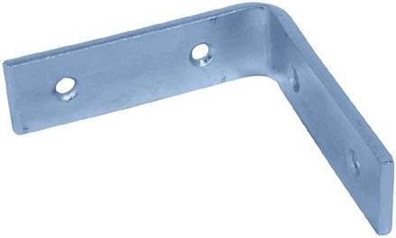 Equal-sided angle bracket 30 × 180 × 180 mm, galvanized, pack of 4