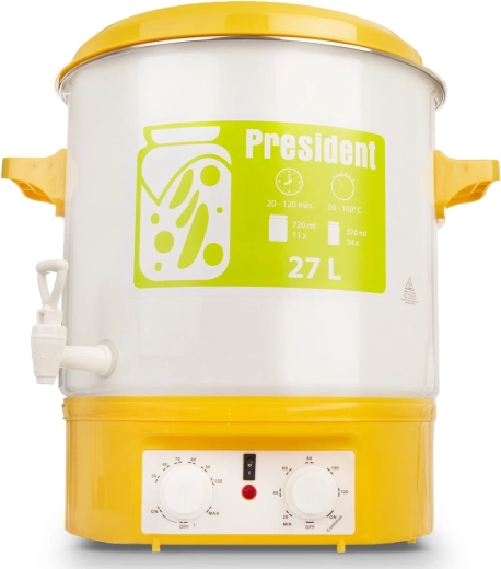 President elektrische inmaakketel 27 l met tapkraan
