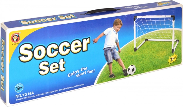Set van 2 voetbaldoelen voor kinderen