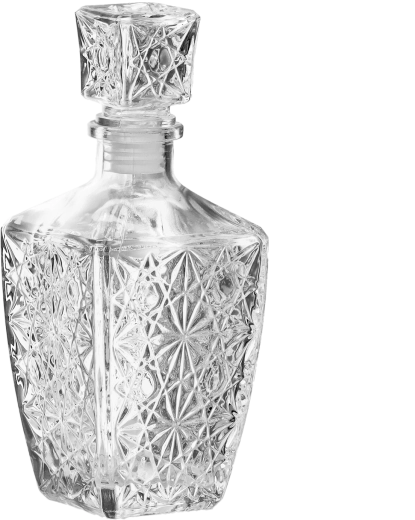 Glazen karaf 810 ml met siliconen afdichting