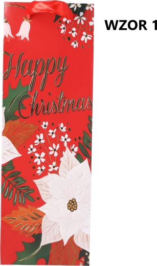 Kerstcadeautas 35x12x10 cm Mix van patronen