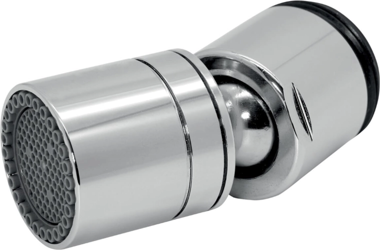 Sparender zweistufiger Gelenk-Perlator ECO, Chrom