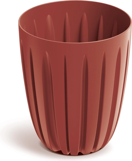 Cache-pot rétro rouge WARIO 19,2 cm avec insert