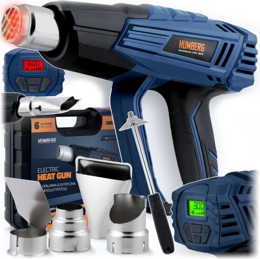 HUMBERG Heat Gun with LCD Display 2000 W